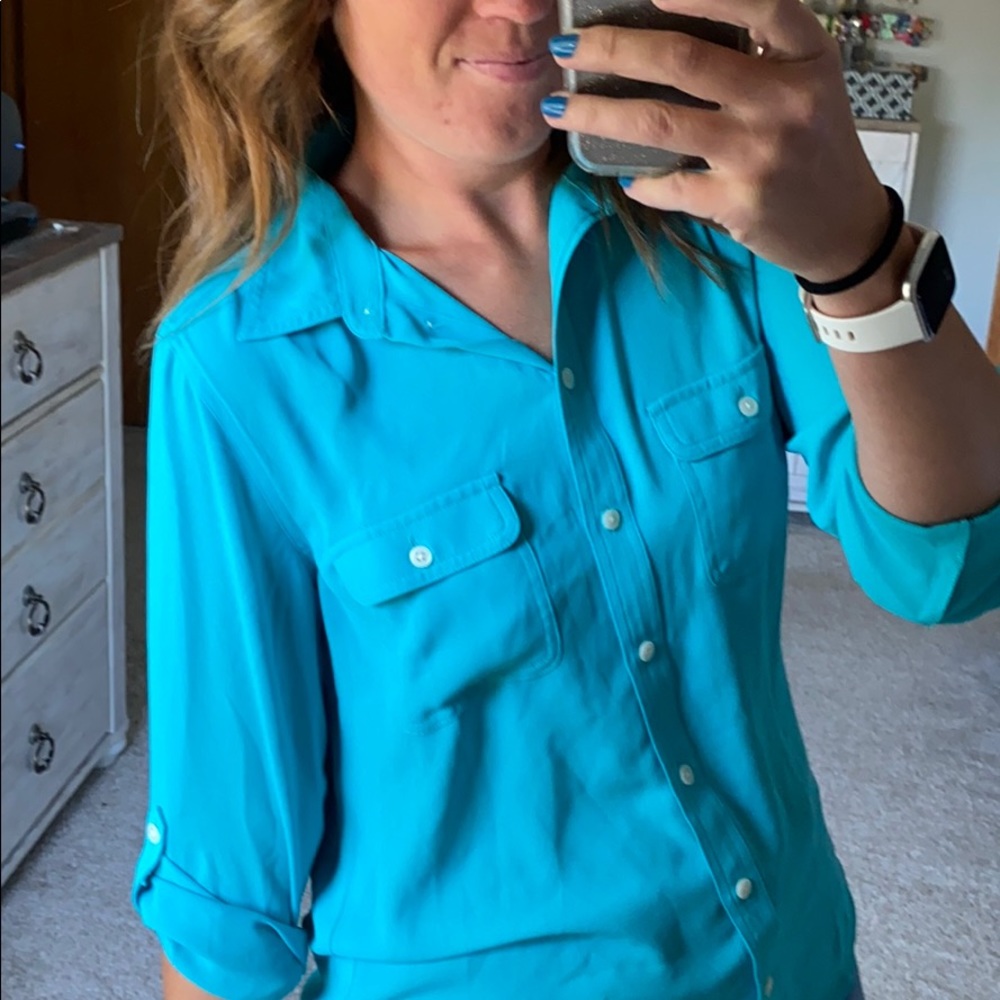 Loft Button Down Blouse - image 2